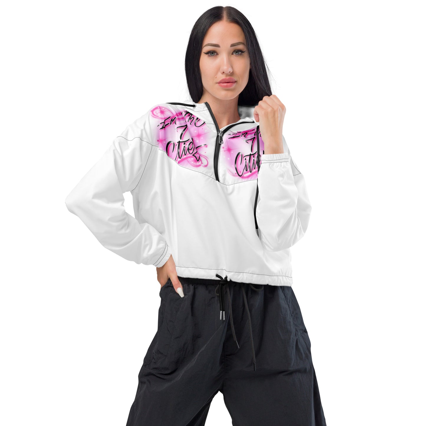 In The 7 Cities Cropped Top Windbreaker